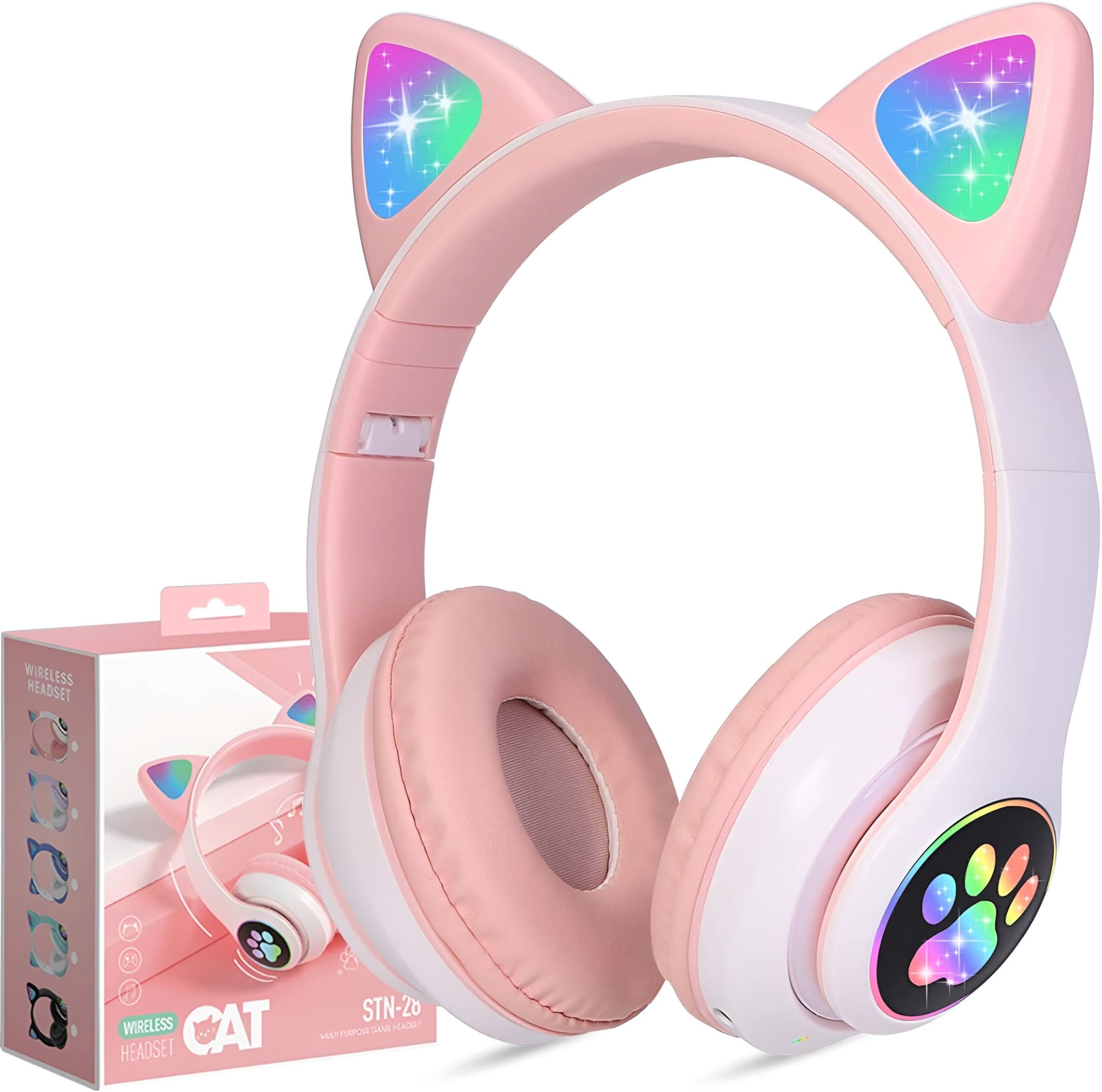 STN-28 Wireless Cat Ear Headset - Image 3