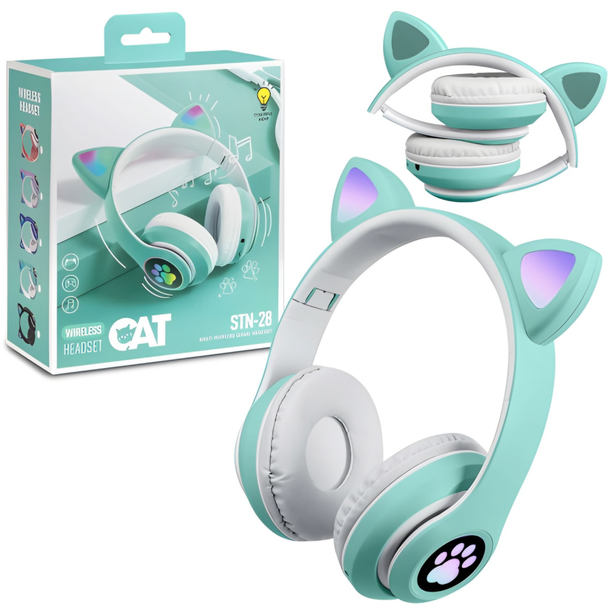 STN-28 Wireless Cat Ear Headset - Image 5